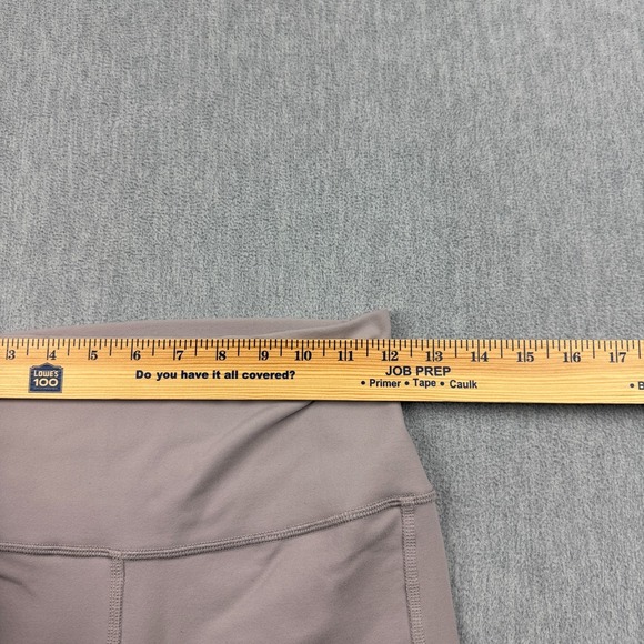 Alo Yoga Leggings Womens Small Purple Moto Ribbed 28" High-Waist Running Active - Picture 5 of 13